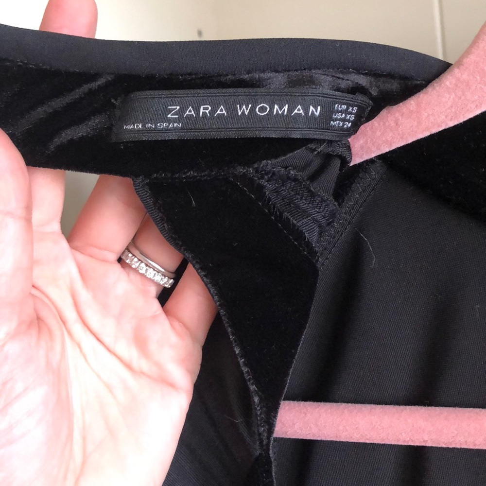 Zara Woman Velvet Dress - Picture 5 of 8